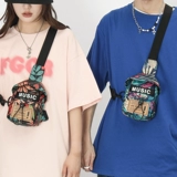 Летняя нагрудная сумка, спортивная сумка на одно плечо для отдыха, японский рюкзак, брендовая маленькая сумка через плечо