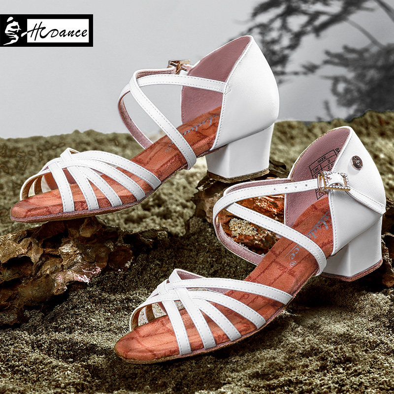 Real Madrid dance Adsdance children Latin dance shoes girls with professional competitions Dancing shoes A7000