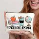 Teacher Printed Canvas Makeup Bag Storage Bag Handbag INS Cross-border Hot Sale