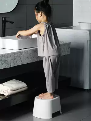 Home stool children's bathroom non-slip small bench living room small stool fashion shoe stool thick home cushion chair