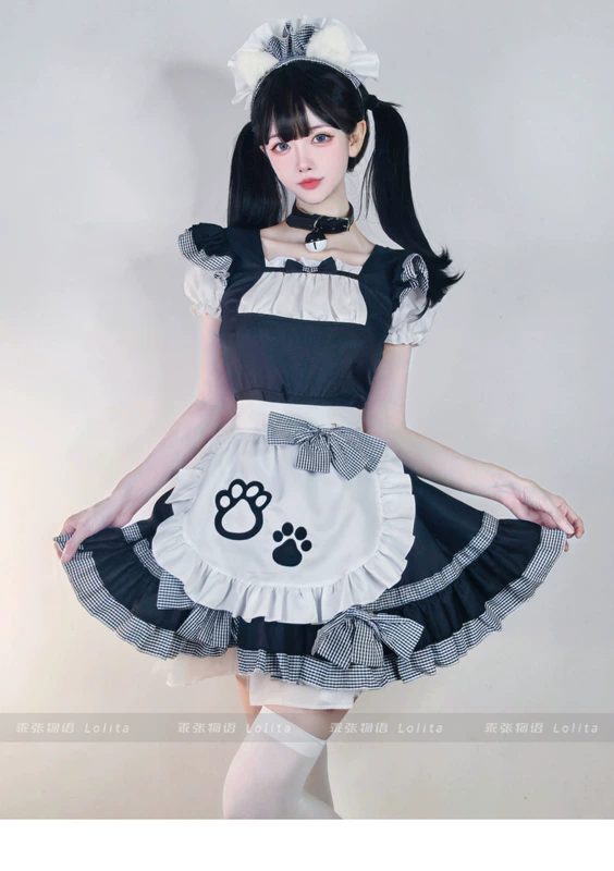 Câu Chuyện Nghịch Ngợm Mèo Hầu Gái Trang Phục Dễ Thương Loli Tạp Dề Người Giúp Việc Gợi Cảm Kích Thước Lớn Cos Quần Áo Đầm Bộ Đồ Ngủ Cô Giúp Việc Quyến Rũ nam cosplay hầu gái