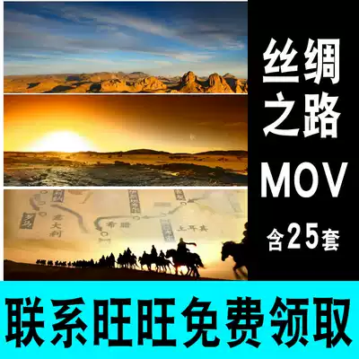 Silk Road Nishang Ancient Silk Road West style wedding big screen led background HD video material