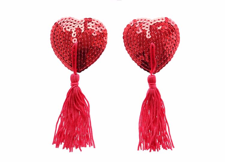 Flow Sume Heart-shaped sequin milk stickup to the limelight