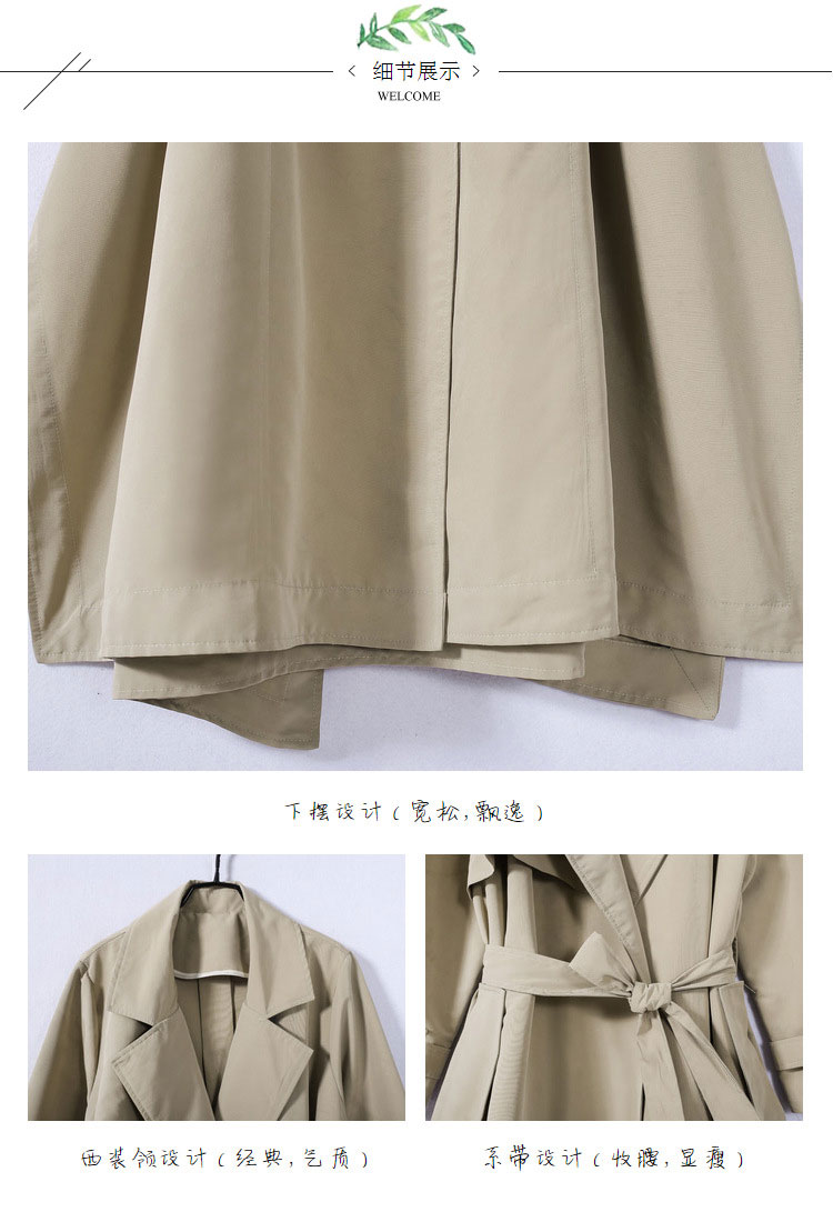 Trench pour femme en Polyester en Coton - Ref 3227509 Image 19