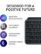 Logitech Mx Keys Wireless Bluetooth Keyboard Rechargeable Business Office Full-Size Keyboard It Design Backlight