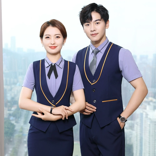 Летняя одежда для отеля для работы, жилет подходит для мужчин и женщин, комплект