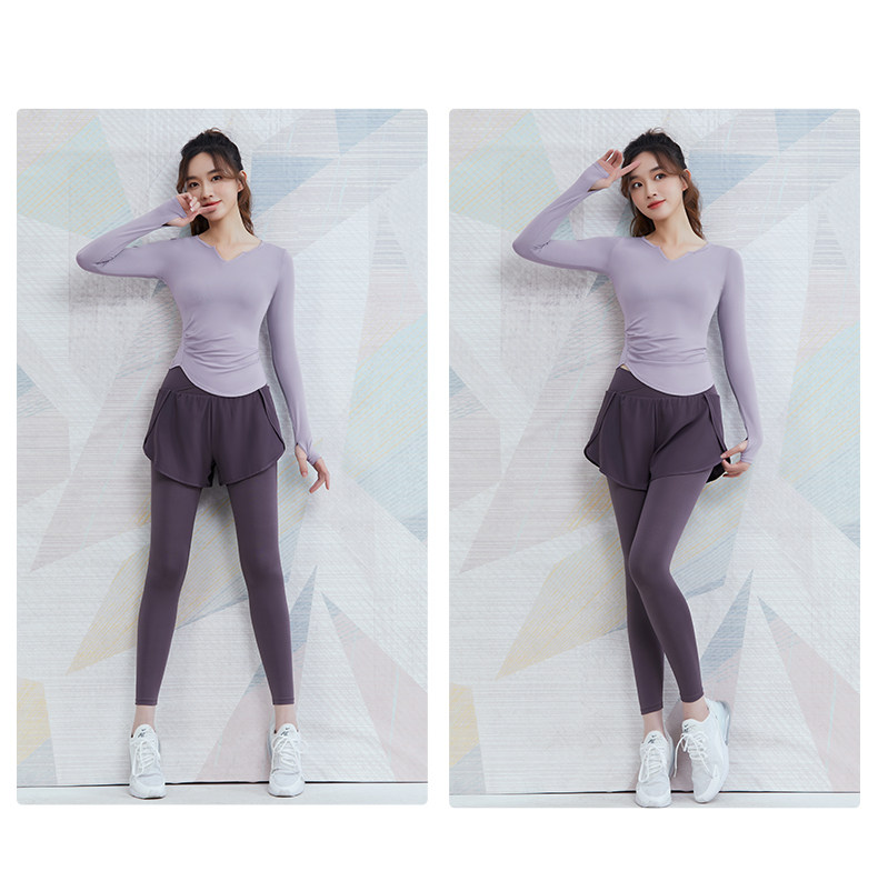 10-小V領褶皺長袖 V腰短褲假兩件_15.jpg