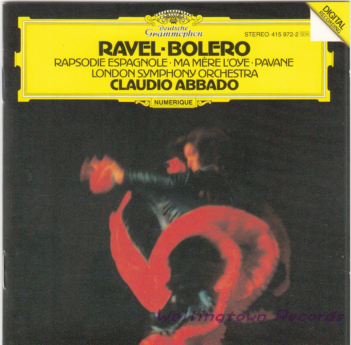 Abbado Ravel Bolero Spanish Rhapsody Mother Goose Pavan for the Princess