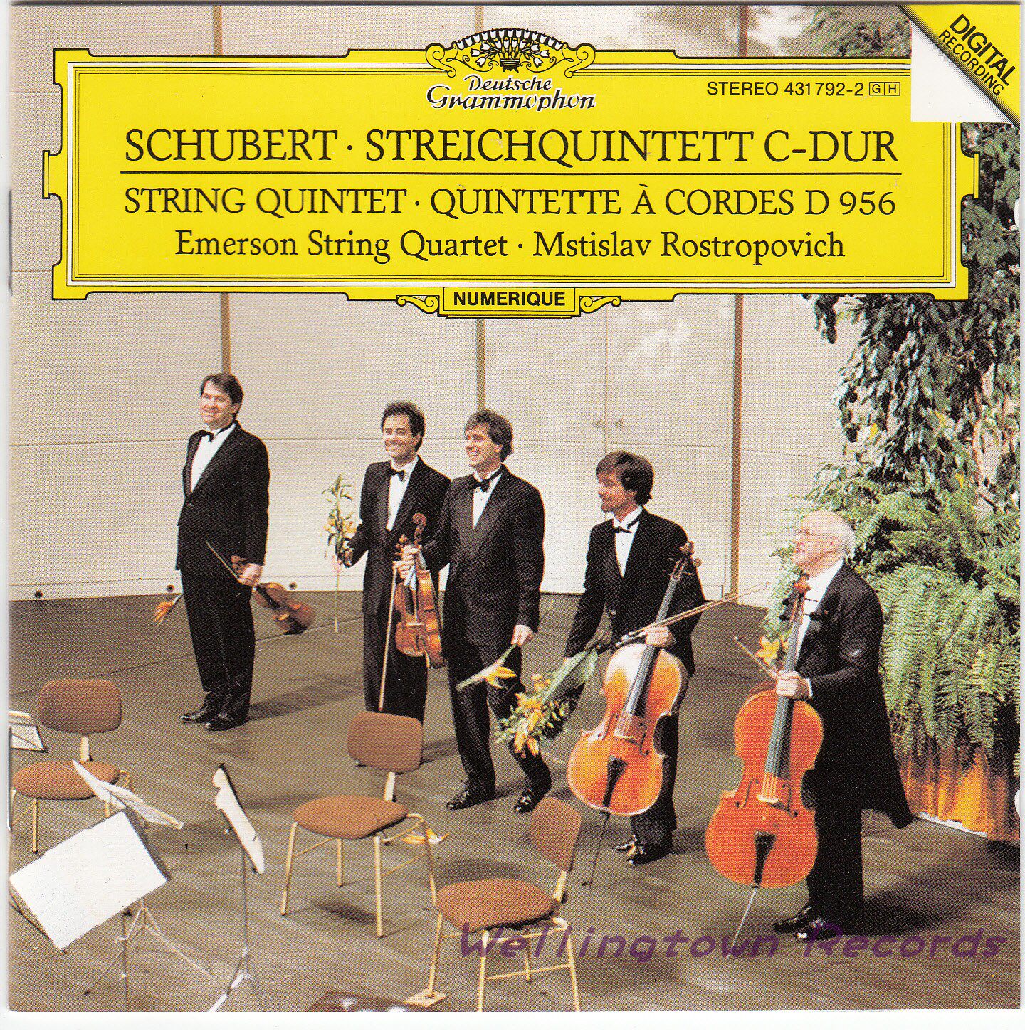 Emerson Quartet Rostropovich Schubert String Quintet