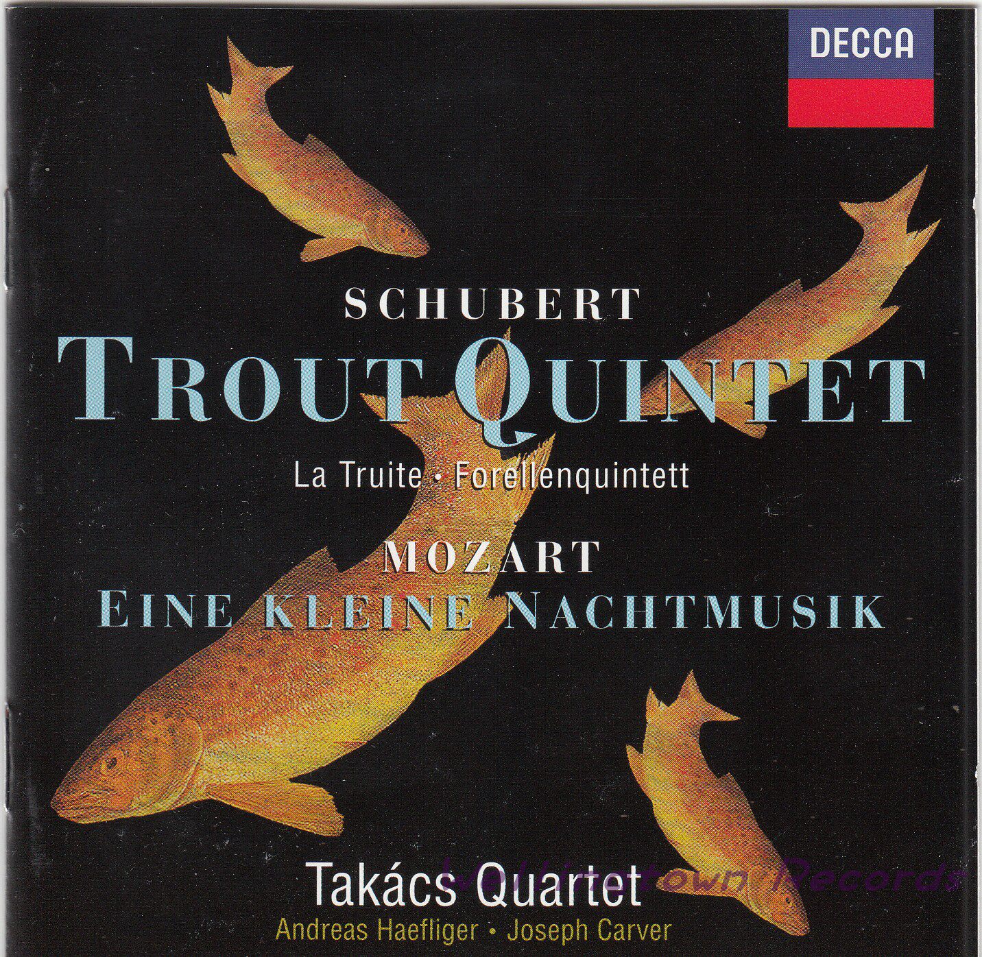 Tarcas Quartet Schubert Trout Wolfe Italian Serenade Mozart Serenade