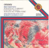 francescati casadessu beethoven violin sonata spring kreutze see details