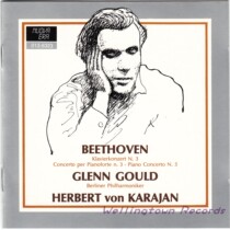 Karajan Berlin Philharmonic Gould Beethoven Piano Concerto No. 3
