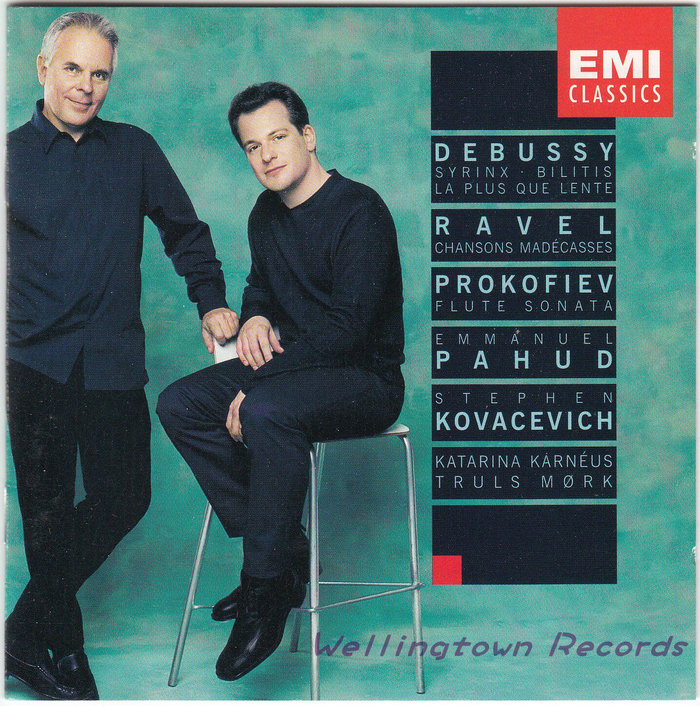 Pahud Kovacevich Debussy Ravel Prokofiev Chamber Music Collection