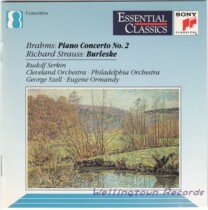 Serkin Brahms Piano Concerto No. 2 Strauss Jokes for Piano and Orchestra