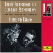 Karajan Anda Bartok Piano Concerto No. 3 Schumann Symphony No. 4