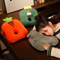 Children and girls lie on the table work office night shift sleeping artifact student special afternoon rest sleeping