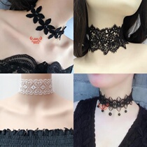 Neck neck cover scarring able to shelter the lace decoration chain accessories lace wide wearing strap necklace Item circle flawless