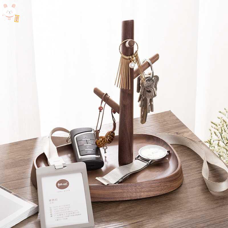 Put the key frame creative swing parts hanging jewelry shelf display shelf mask collection box into the door