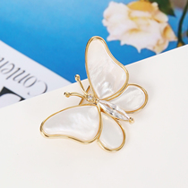 Junmei (PJ0727802) Breaking Cocoon into Butterfly Natural Shell Mother Butterfly Brooch High-end Elegant Suit Accessories