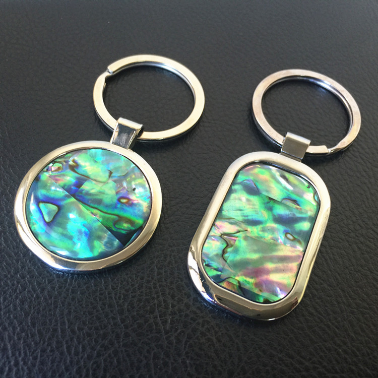 Berlina Metal Key Buckle Natural Abalone Shell Lovers Fine Creative Personality Fashion Pendant Spot