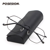 Pure Titanium Nearsightedness Spectacle Frame Female Personality Polygonal eye frame irregular round face vegan with decorative eye male tide
