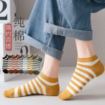 Socks lady socks shallow boat Socks cute spring summer Japanese sports tube summer thin cotton ins tide