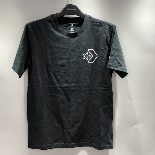 Converse New Men's Star Arrow Graffiti Print Round Neck Sports Casual T-Shirt Short Sleeve 10018176-A0102