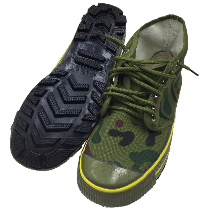 Peak High Cylinder Emancipation Shoes Non-slip Bottom Male And Female Combat Training Shoes Workshoes Military Training Site Outdoor Climbing Mountain Rubber Shoes