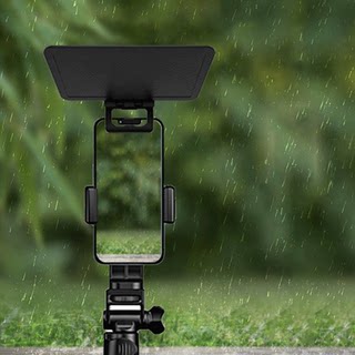 室内外直播手机防反光挡光板遮光板操作台遮阳户外直播车载骑行