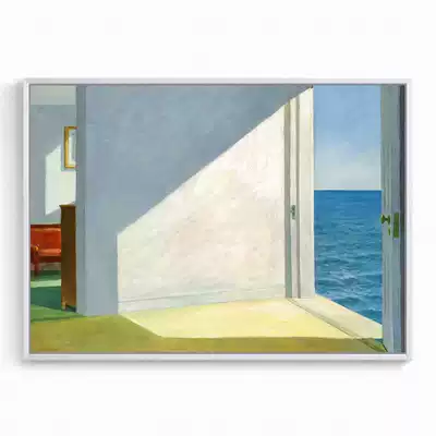 Seaside room Hopper Edward Hopper Abstract Silent Landscape Narration VoiceOver Decorative Painting