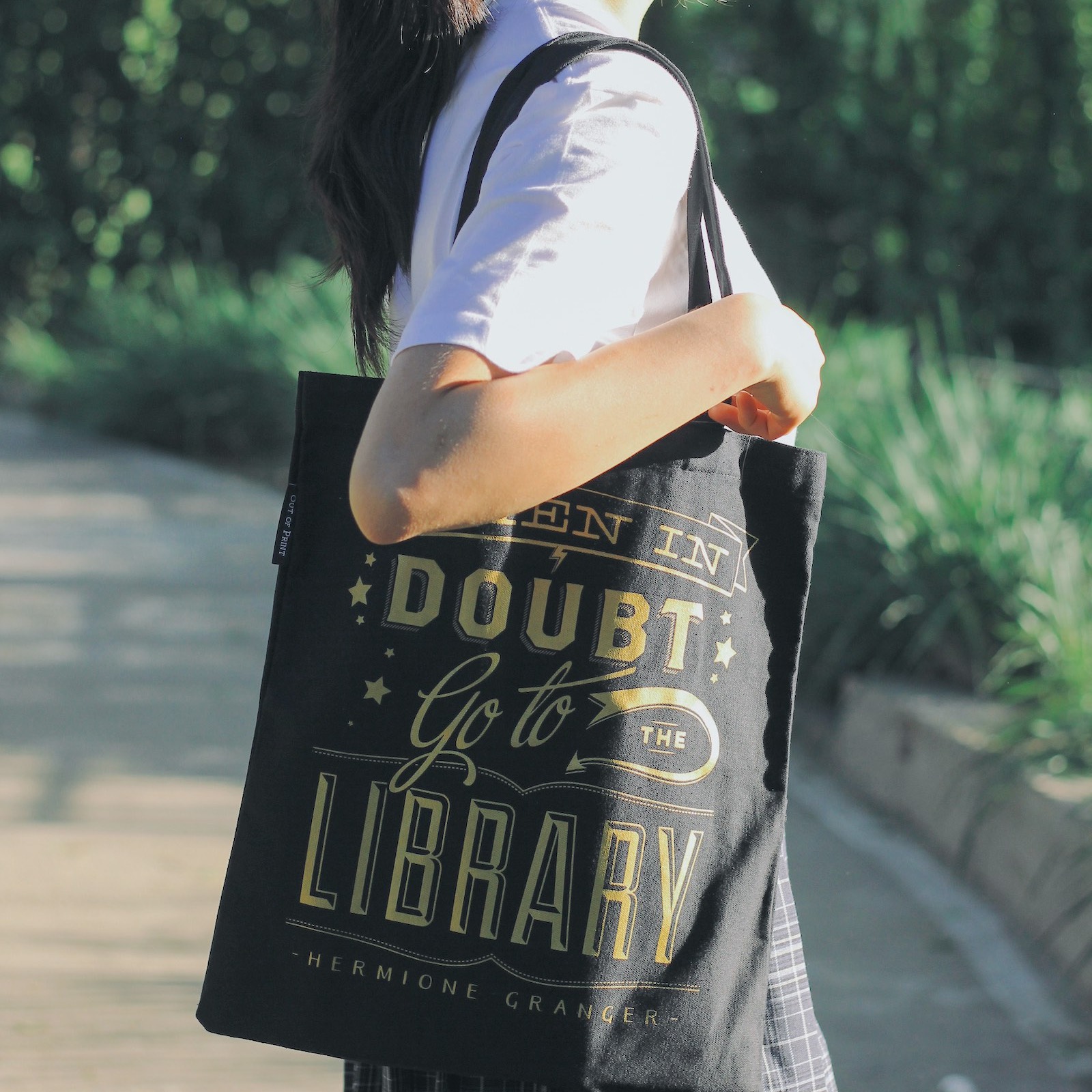 Harry Potter Library Canvas Bag If you can't figure it out, read more American Out of Print literature and literature