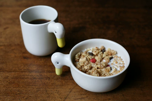 Керамика Япония импортированная тупая утка Cup Cup Cufe Cufe Chapet Ceapot Ceramic Dailware