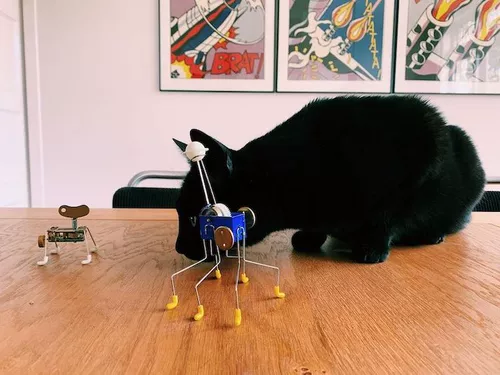 Заводная игрушка, забавная дизайнерская механическая модель, США, антистресс, подарок на день рождения