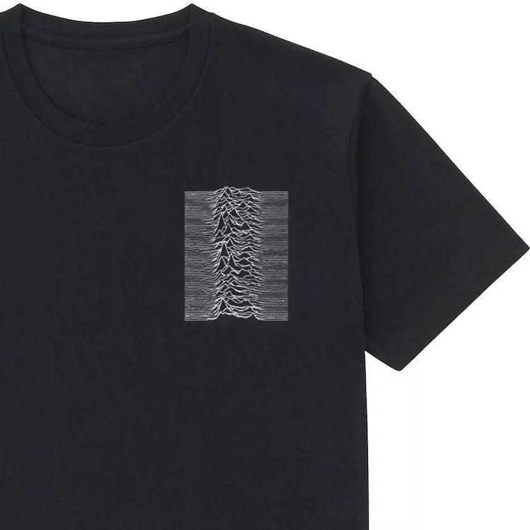 Футболки Joy Division Pulse Star Birin Rock Printing Happy Spreading Happy Team