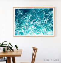 Turkey blue ocean waves sea art photography narration VoiceOver modern decorative painting