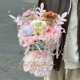 Bonet Garden Puppy Bouquet-Pink Bow (3 Puppies) 33-сантиметровый подарочный пакет+легкая струна+поздравительная открытка