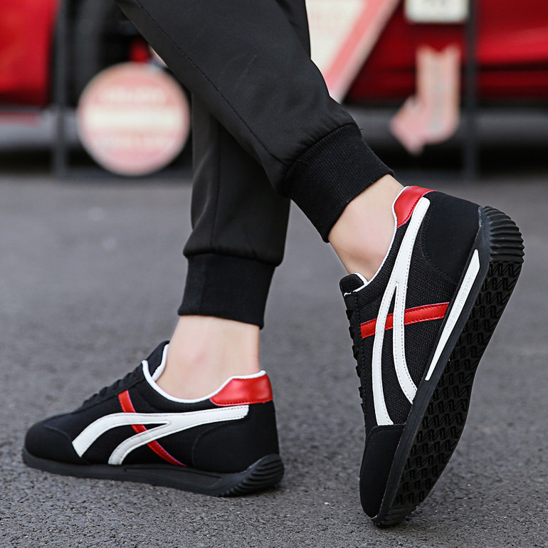 2022 new summer men's shoes spring Korean version trendy canvas sports casual boomer shoes 100 hitch red couple board shoes