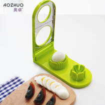 Egg cutter Cut fancy egg slice multi-petal split pine flower multi-function stainless steel household egg cutting artifact