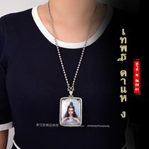 Sukhothai Thai features womens sterling silver shell pendant big model Lambwin
