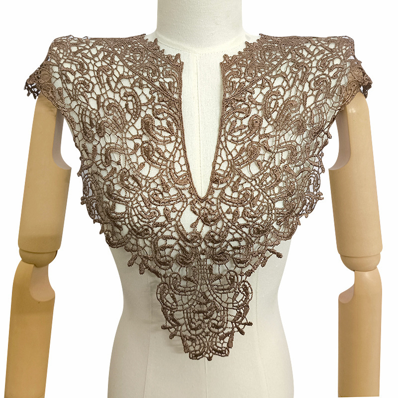 Hollow-Out Vintage Fake Collar Lace DIY Handmade Lace Accessories Clothing Top Skirt Decorative Collar Applique
