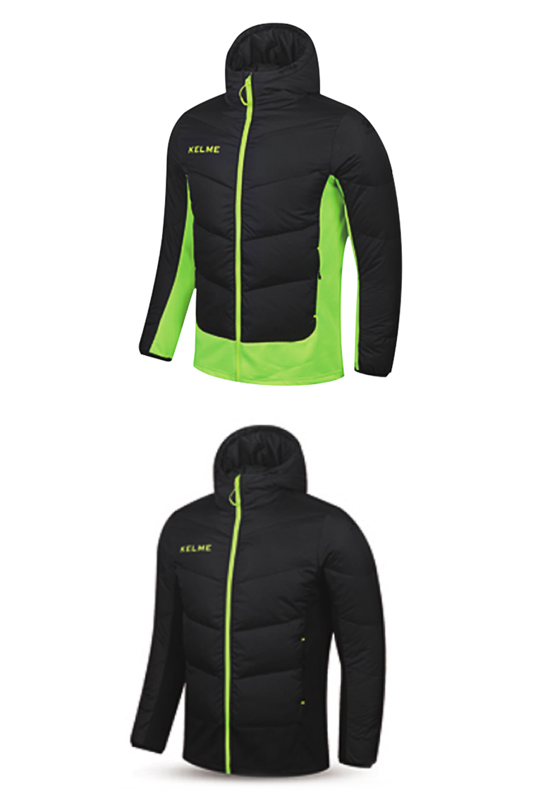 KELME Calme ngắn trùm đầu xuống áo khoác mùa đông ấm áp thể thao ngoài trời nhẹ - Thể thao xuống áo khoác áo khoác đại hàn nữ