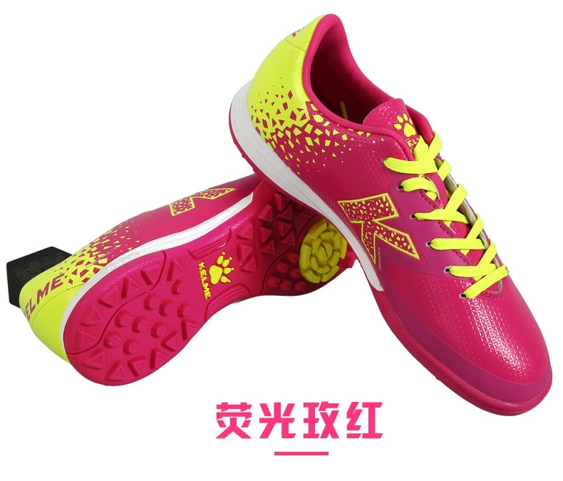 Kelme trẻ em giày bóng đá nam bị hỏng móng tay nhân tạo đào tạo cỏ giày Calme tiểu học và trung học trai giày bóng đá giày sneaker nam