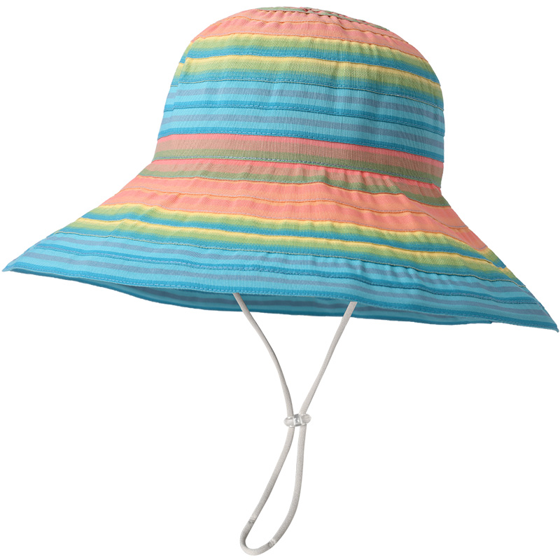 卡蒙渔夫帽女可折叠遮脸太阳帽夏日百搭大檐度假防晒帽遮阳沙滩帽