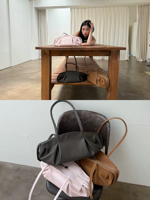 Koaio Original Dumpling Bag with Pleats, Suitable for Daily Commuting, Fashionable and Niche Designer Style, Single Shoulder Underarm Bag