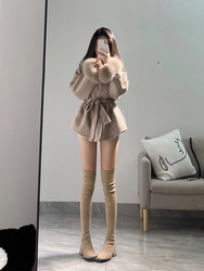 This year's popular short woolen coat for women in autumn and winter new style high-end super good-looking temperament royal sister style waist coat