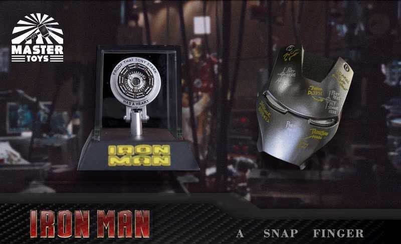 Toy Master 1 6 Iron Man Commissioning 1 0 Eni mk2 Mask With Signature Reactor Energy Source