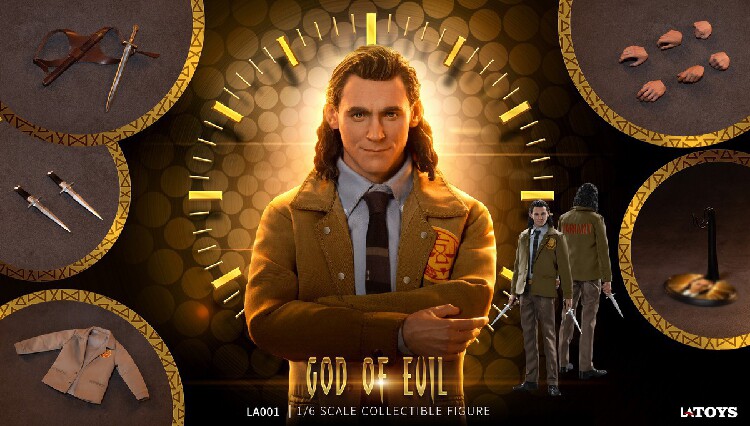 LATOYS LA001 1 6 Trickery God of the Divine Evil Joint Movable Male Soldier