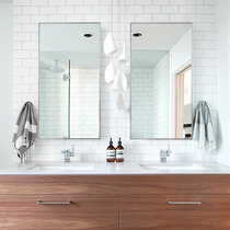 Copper Master Minimalist Thin Edge Nordic Brass Bathroom Mirror Dressing Bathroom Mirror Dressing Mirror Customized