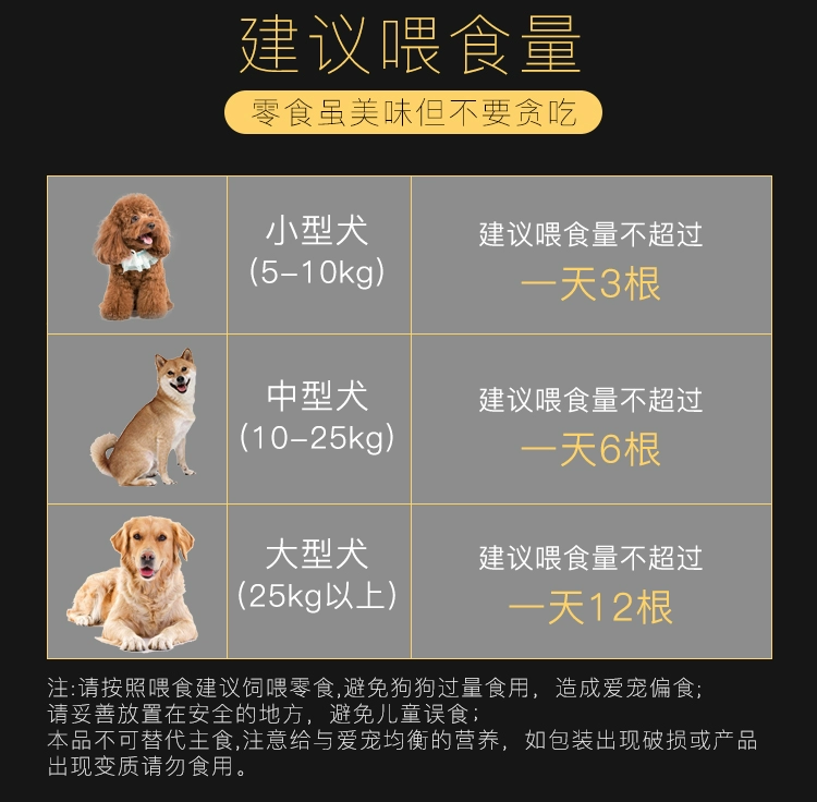 Dog ham xúc xích toàn bộ hộp bán buôn pet dog đồ ăn nhẹ teddy vàng tóc canxi con chó nhỏ đào tạo để ăn miễn phí vận post