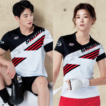2021 new PGNC badminton suit women wear cool quick-drying ball suit mens sports short-sleeved tennis suit group purchase